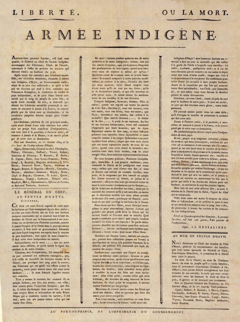 Haiti’s Independence and the Price of Recognition